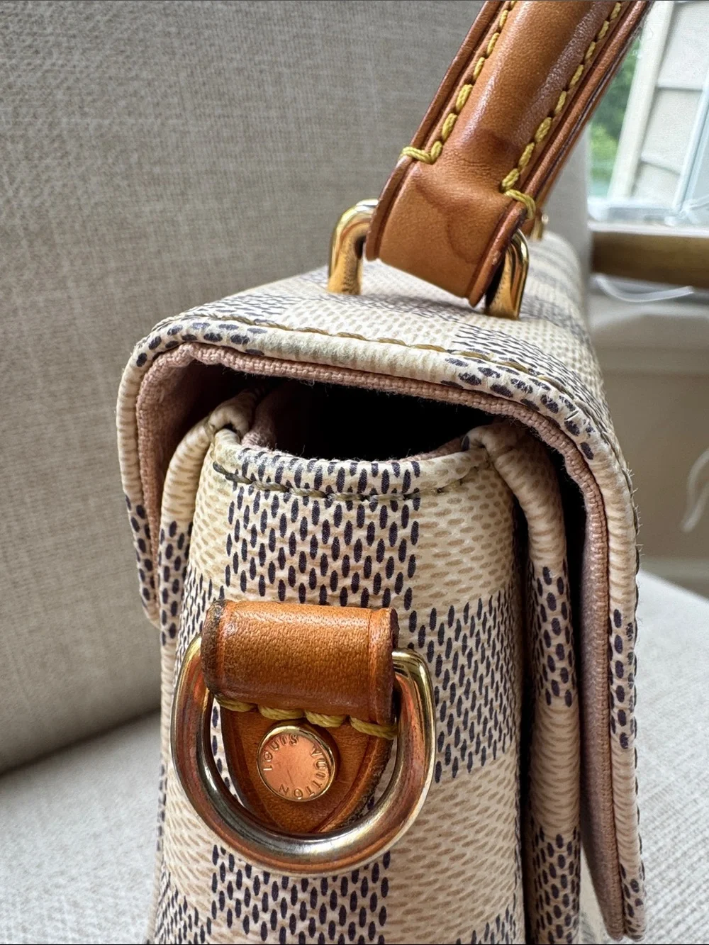 Louis Vuitton Damier Azur Croisette *Firm Price* - Picture 12 of 15